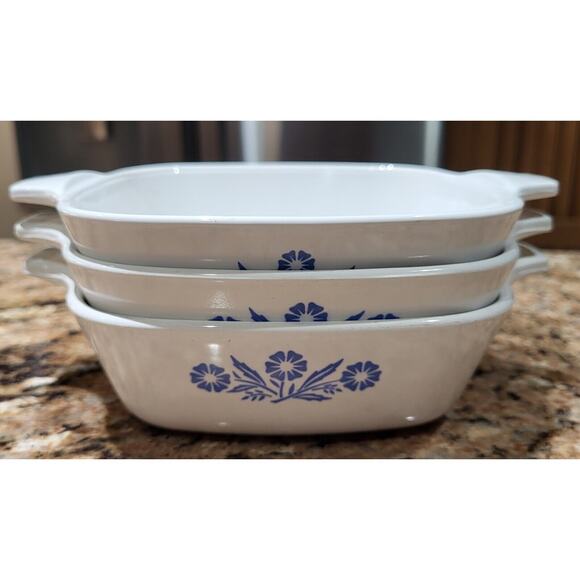 Corning Ware Blue Cornflower Petite Pans (Set Of 3) - Picture 1 of 16